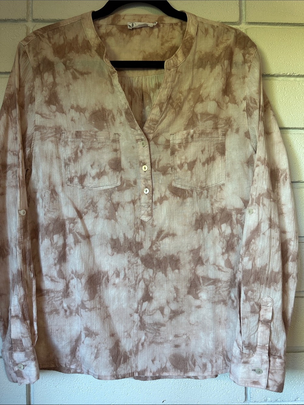 Carve Designs Dusty Rose Tie-Dye Pullover Tunic